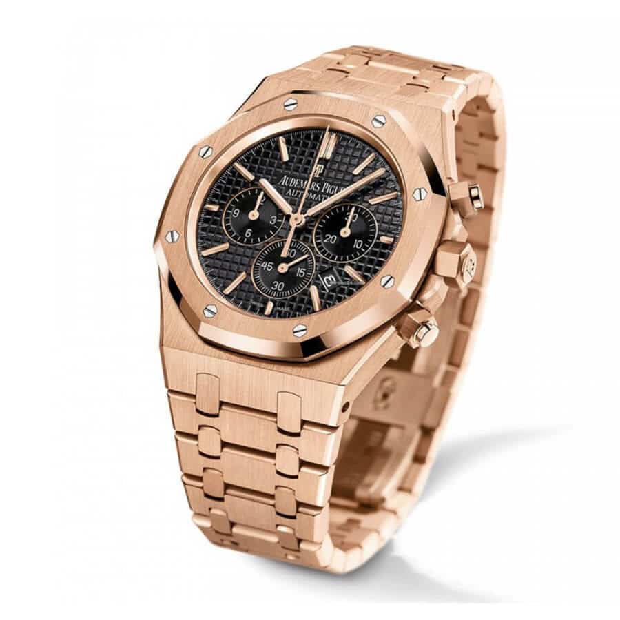 Audemars-Piguet-Rose-Gold-Royal-Chronograph-Replica-Left Audemars Piguet Royal Oak 26320OR.OO.1220OR.01 Swiss Super Clone - Image 1