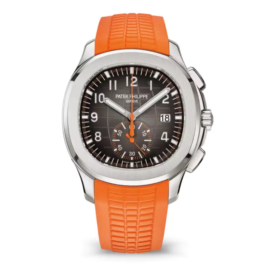 Yeni Proje - 2026-10-13T193416.086 Patek Philippe Aquanaut Chronograph Orange 5968A-001 Collector’s Clone 1:1 - Image 1