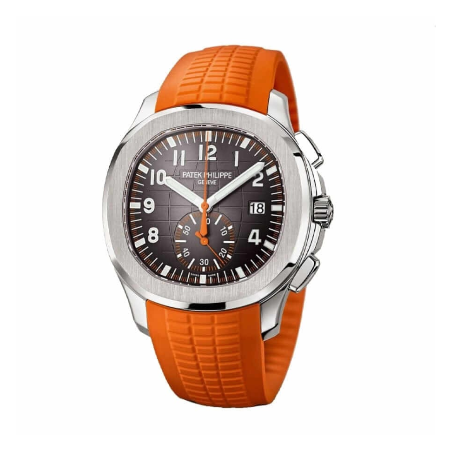 patek-philippe-chonograph-replica-5 Patek Philippe Aquanaut Chronograph Orange 5968A-001 Collector’s Clone 1:1 - Image 1