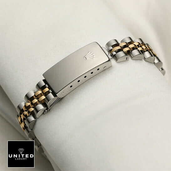 Rolex Datejust 69173 Diamond Dial "Jubilee" High-End Replica 1:1 rolex 69173 diamond replica.ajpg Rolex 69173 Stainless Steel Jubilee Bracelet Replica rolex logo on the buckle