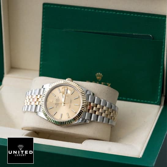 Rolex Datejust 116233 "Champagne Dial" Perfect Clone Edition rolex champagne dial 116233 replica 3 Rolex Datejust 116233 Replica in the Rolex Box