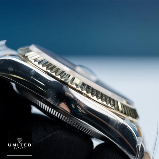 Rolex Datejust 116233 "Champagne Dial" Perfect Clone Edition rolex champagne dial 116233 replica Rolex Datejust 116233 Fluted Bezel Replica