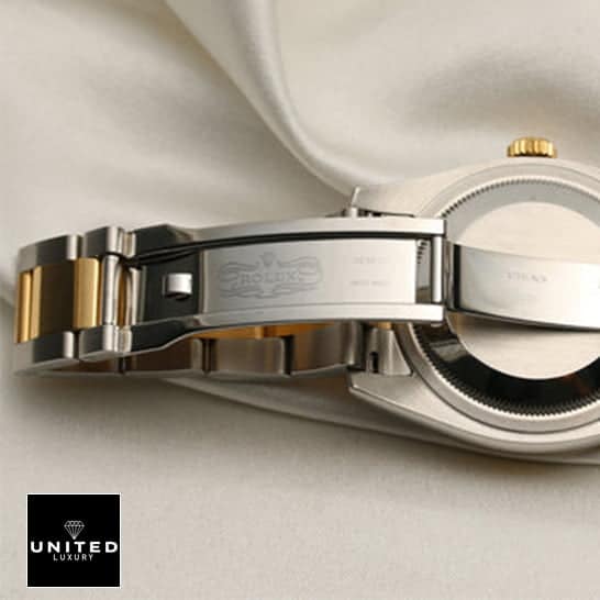 Rolex Datejust 116203 "Black Dial" Master Clone Quality rolex datejust black dial replica2 Rolex Datejust 116203 Open Fold Clasp Replica