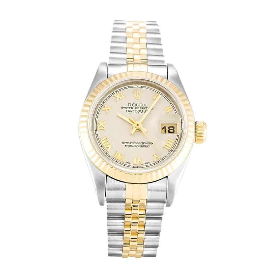 rolex-datejust-ivory-roman-numeral Rolex Datejust 69173 Exclusive Clone Edition - Image 1