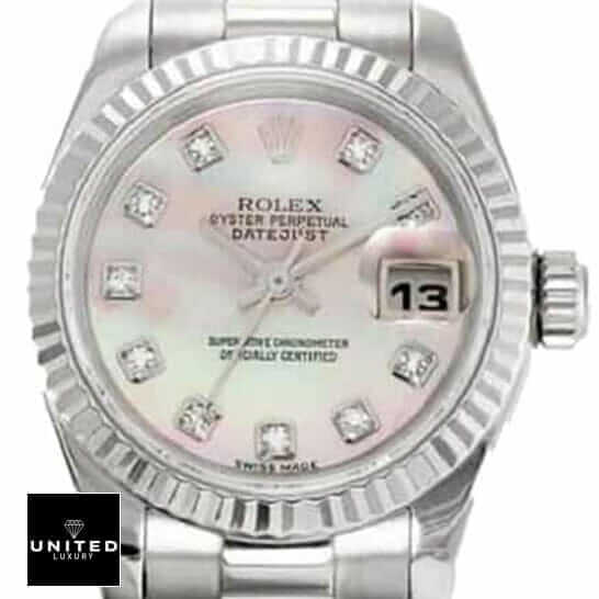 Rolex Datejust Ladies 179179 Detailed Replica rolex datejust ladies 179179 replica Rolex Datejust Diamond Indices