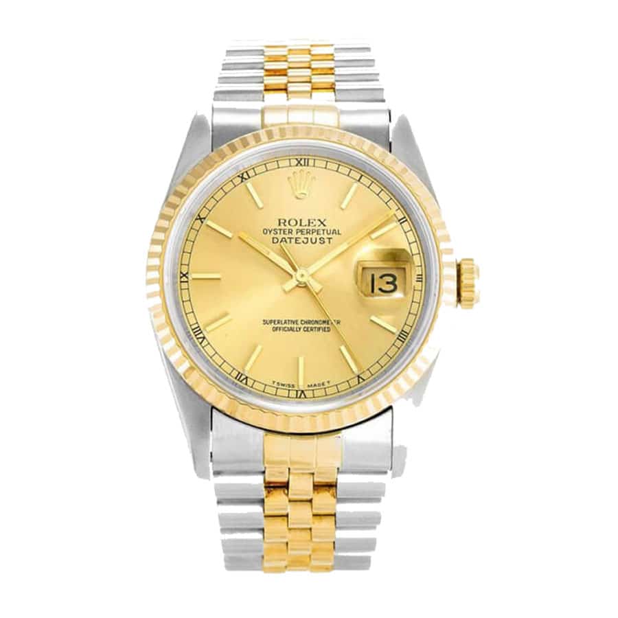 rolex-datejust-two-tone Rolex Datejust 116233 "Champagne Dial" Perfect Clone Edition - Image 1
