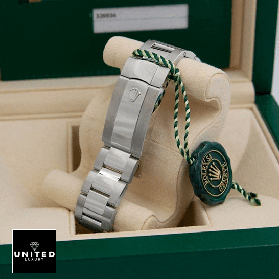 Rolex Sky-Dweller 326934-0003 "Blue Dial" Super Accurate Clone rolex sky dweller 326934 0003 replica clasp Rolex Sky-Dweller Stainless Steel 326934-0003 Fold Clasp on the Rolex Logo Replica