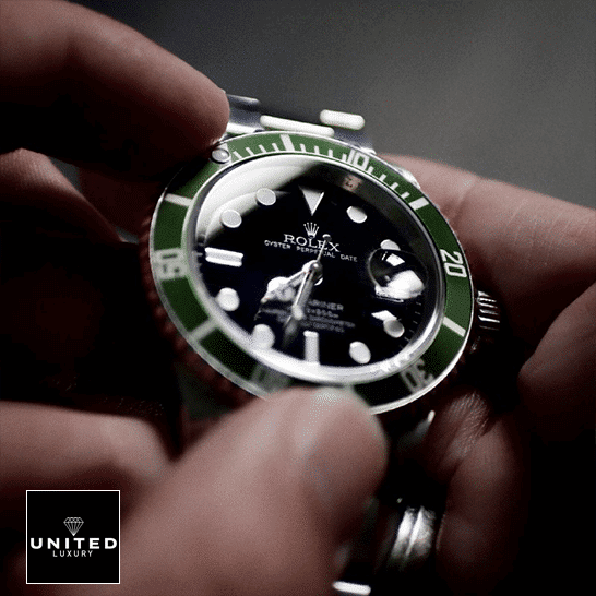 Rolex Submariner 16610LV "Kermit" Precision Replica Edition rolex submariner 16610LV MK2 replica Rolex Submariner Date Kermit Black Dial 16610LV MK2 Replica