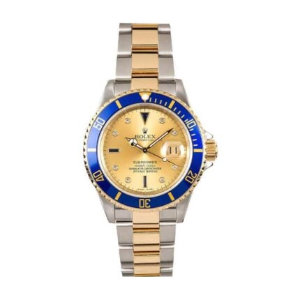 Rolex Submariner 16613 "Serti Two-Tone" Top Grade Clone 1:1