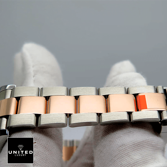 Rolex Datejust 178341 Superior Replica Rolex Datejust Chocolate Oyster Bracelet Replica on the hand