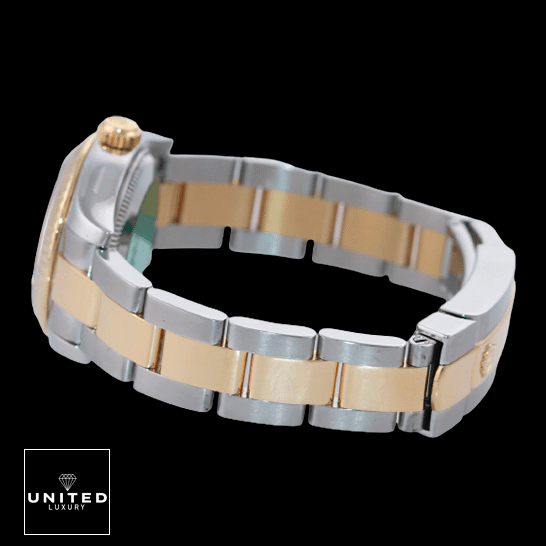 Rolex Datejust 179173 "Yellow Gold Diamond" Pro Clone 1:1 Rolex Datejust 179173 Yellow Gold Oyster Replica Black Background