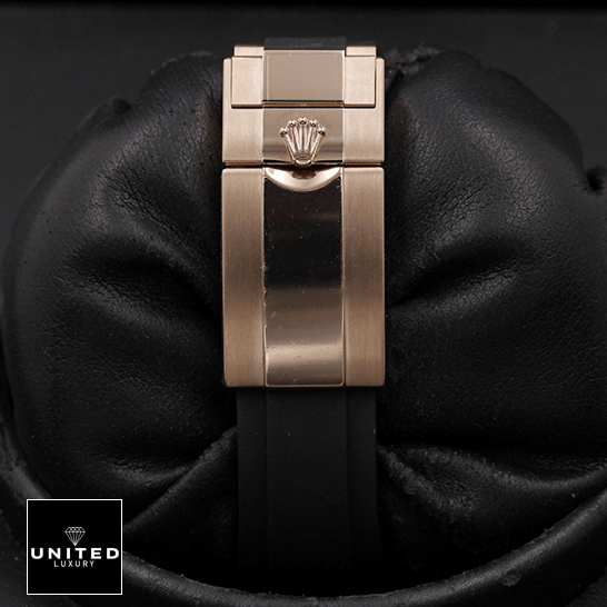 Rolex Yacht-Master Gem-Set Bezel 116695 Super Clone Quality rolex perpetual yacht master with gem set bezel 116695 replica man Rolex 116696 Stainless Steel Clasp Replica rolex logo on the clasp