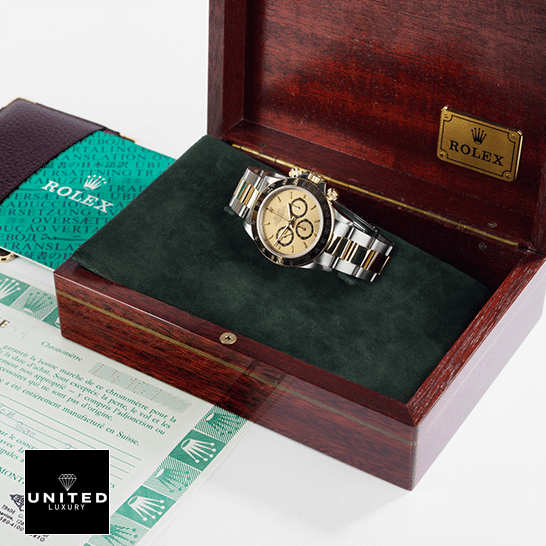 Rolex Daytona Cosmograph 16523 "Yellow Gold" Elite Clone Edition rolexdaytona 16523 replica Rolex Daytona Cosmograph Yellow Gold 16523 Replica in the Rolex Box