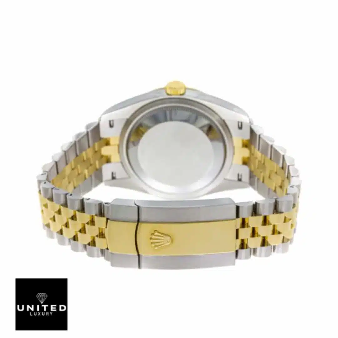 Rolex Datejust 116233 "Brown Dial" Deluxe Replica Edition Yeni Proje 24 Rolex Brown Dial 116233 Replica back view white background