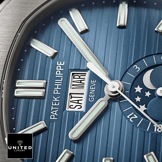 Patek Philippe 5726 High-End Replica 1:1 patekphilippe nautilus5726 1A 014 replica dial Patek Philippe Nautilus Geneve 5726-1A-014 Blue Dial Replica