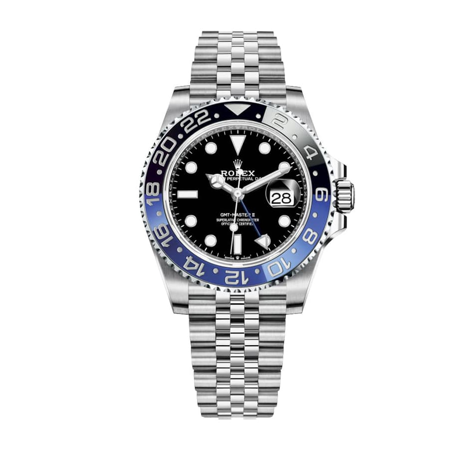 rolex-gmt-master-ii-ceramic-black-and-blue-bezel-batman-jubilee-116710blnr-replica Rolex GMT-Master II 116710BLNR "Batman" Mirror Clone Quality - Image 1