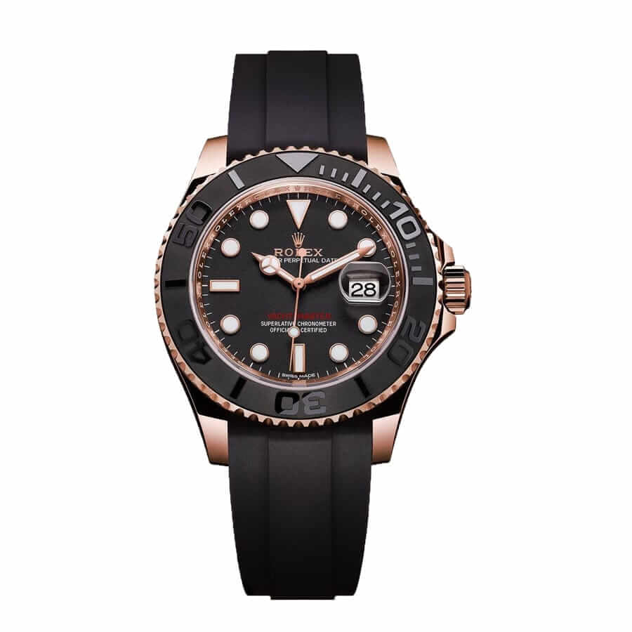 116695SATSblackdialblacksteel Rolex Yacht-Master 116655 Supreme Replica Edition - Image 1
