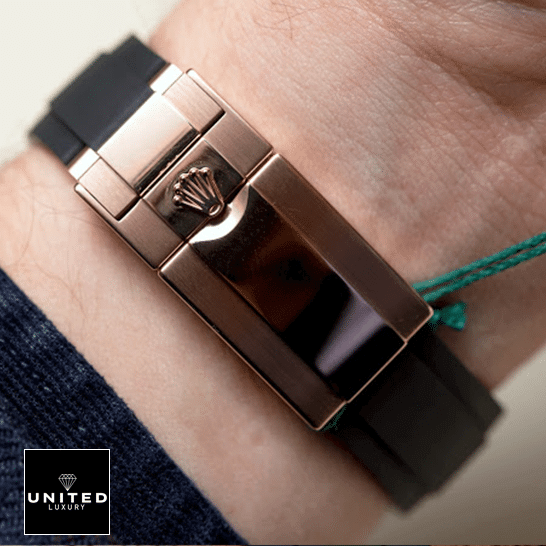 Rolex Yacht-Master 116655 Supreme Replica Edition Rolex Yacht Master unitedluxury rubber Rolex Yacht Master Stainless Steel Clasp Replica on the wrist