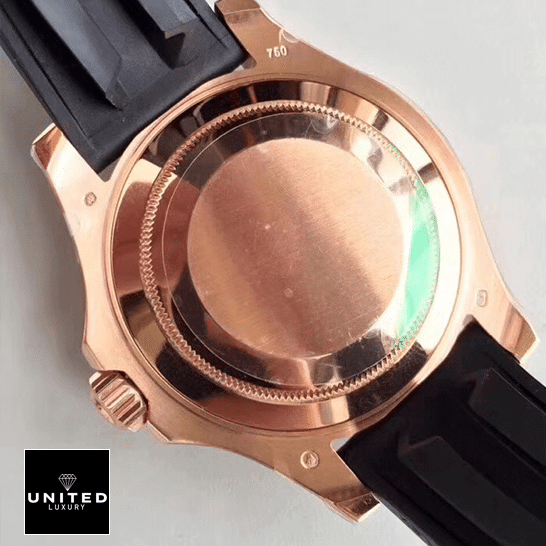 Rolex Yacht-Master 116655 Supreme Replica Edition Rolex Yacht Rolex Yacht Master II Stainless Steel Case Replica black background