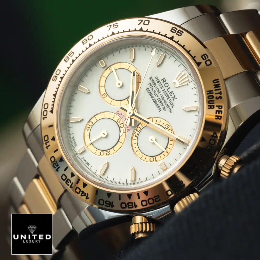 Rolex Oyster Chronograph 4030 Deluxe Replica Edition Yeni Proje 3 4 Rolex Daytona Cosmograph 116503 Stainless Steel & Yellow Gold White Dial Oyster Replica