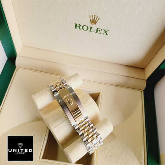 Rolex Datejust 126283RBR Master Clone Quality rolex 126283rbr replica 3 Rolex Steel Gold 126283RBR Replica upside view and in the rolex box