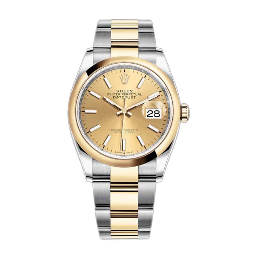 rolex-datejust-126303-40mm-steel-gold-automatic-champagne-dial Rolex Datejust 126303 Two-Tone Premium Copy 1:1 - Image 1