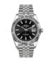 Home rolex datejust 33mm 126234 2019 model white gold black dial