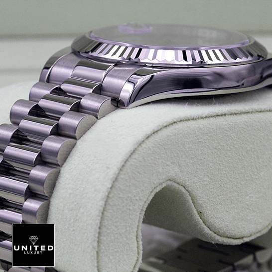 Rolex Day-Date 218239-0041 "White Roman Dial" First-Class Clone rolex day date218239 0041 replica 41mm rolex-day-date218239-0041-replica-41mm