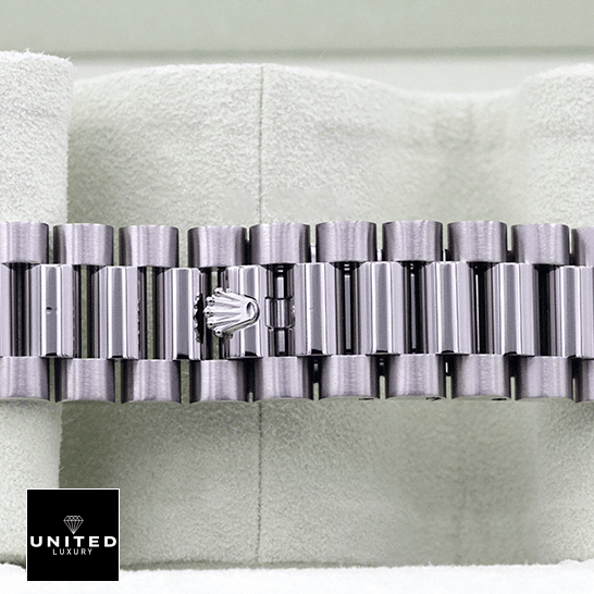 Rolex Day-Date 218239-0041 "White Roman Dial" First-Class Clone rolex day date218239 0041 replica clasp rolex-day-date218239-0041-replica-clasp