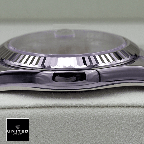 Rolex Day-Date 218239-0041 "White Roman Dial" First-Class Clone rolex day date218239 0041 replica leftside rolex-day-date218239-0041-replica-leftside