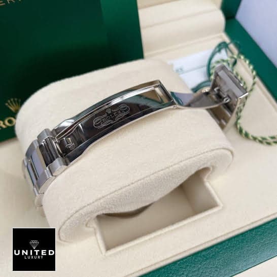 Rolex Day-Date 228206 "Black Diagonal Dial" Premium Copy 1:1 rolex diagonal black replica back Rolex Day-Date 228206 KW Stainless Steel Open Clasp Replica