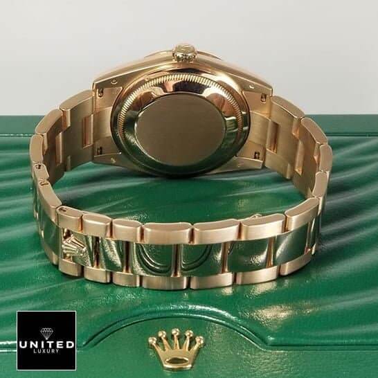 Rolex Day-Date 128235 "Chocolate Dial" Top Grade Clone 1:1 rolex ladies replica Rolex Sea-Dweller 126603-0001 Replica rolex on top of the box