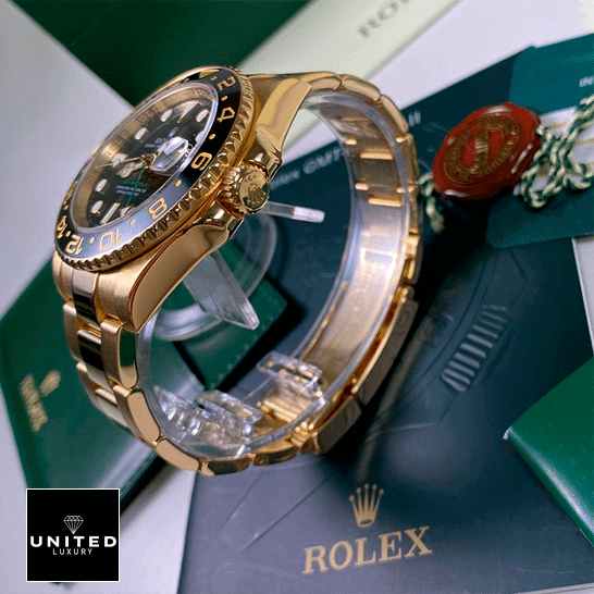 Rolex GMT-Master II 116718LN Ultra Realistic Replica Rolex GMT-Master II 116718LN Replica Right Side Button & Crown Pusher