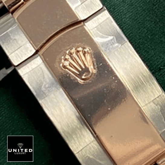 Rolex Datejust 126231 Black Diamond Dial Clone Edition Rolex Datejust 126231 Two Tone Fold Clasp On the Rolex Logo Replica