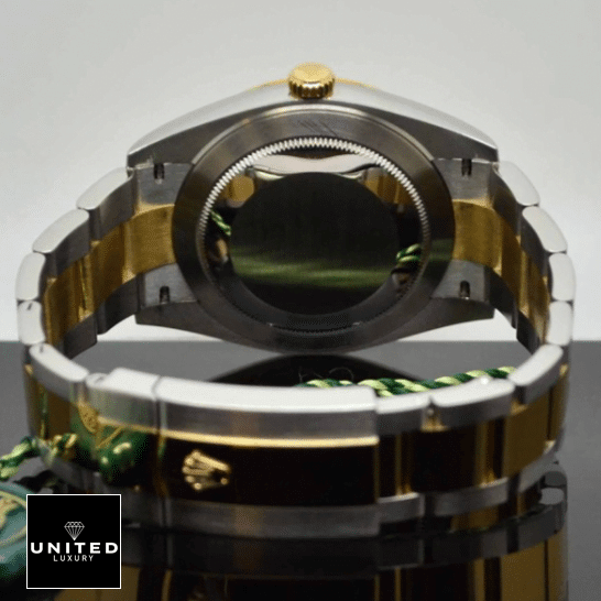 Rolex Datejust 126333 Oyster Perpetual Yellow Gold Replica 1:1 Rolex Datejust 126333 Two Tone Bracelet Replica Fold Clasp on the Rolex Logo