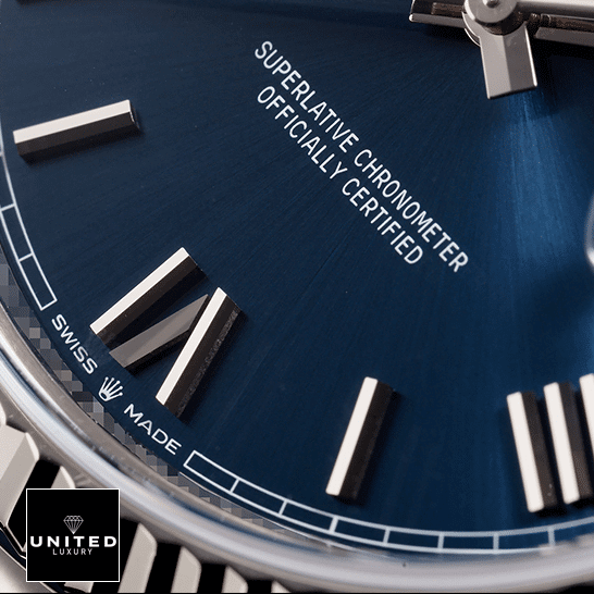 Rolex Day-Date 40 228239 Blue Dial Romen Numerial Replica
