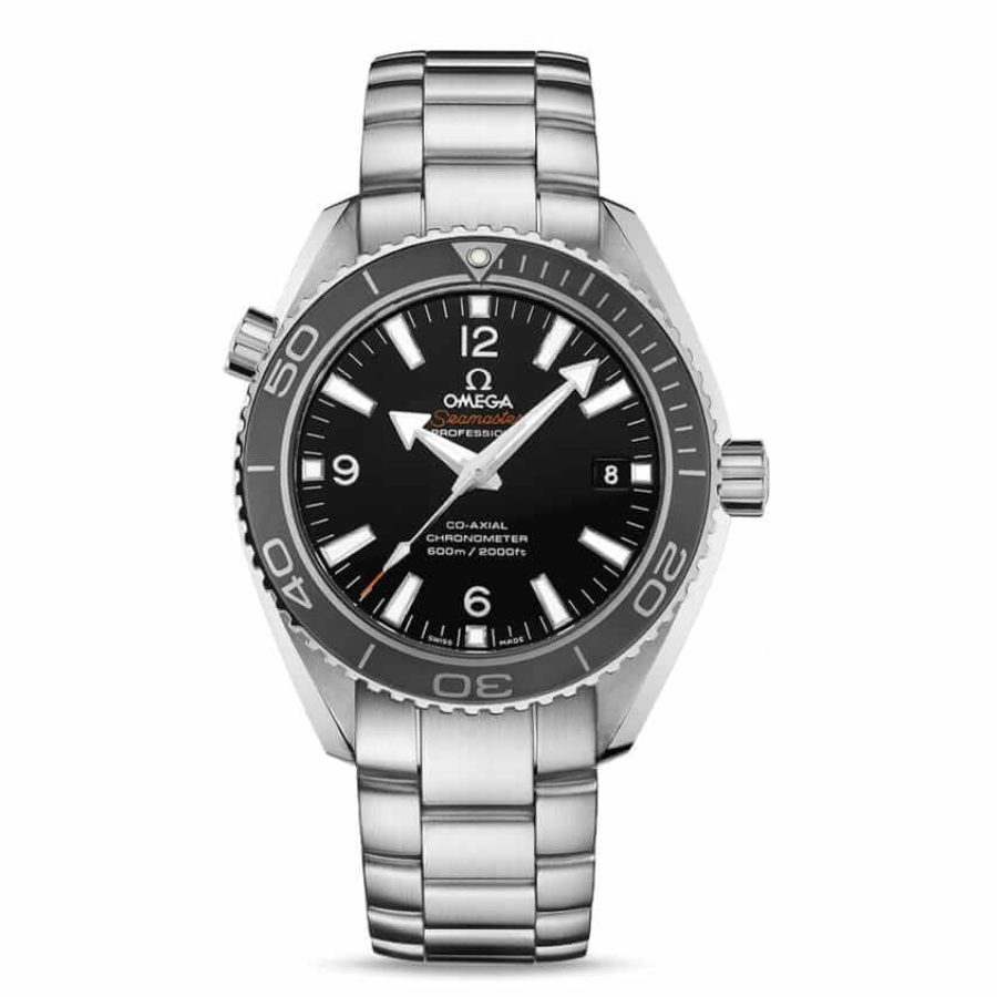 Omega-Stainless-Steel-Watch-Replica Omega Seamaster Planet Ocean 232.30.42.21.01.001 Black Dial Super Accurate Clone - Image 1