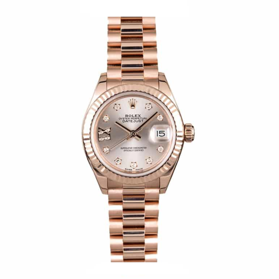 Rolex-Everose-Gold-Replica Rolex Lady-Datejust 279175 Everose Gold Authentic Copy 1:1 - Image 1