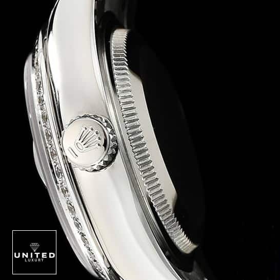 Rolex Datejust 278289RBR White Gold Diamond Bezel Luxury Clone Quality asd 2 Rolex datejust stainless steel replica push button and black background