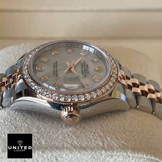 Rolex Datejust 126233 Two-Tone Handcrafted Clone Quality asjpg Rolex Datejust 126233 Stainless Steel Case Rose Gold Crown Pusher Replica Watches