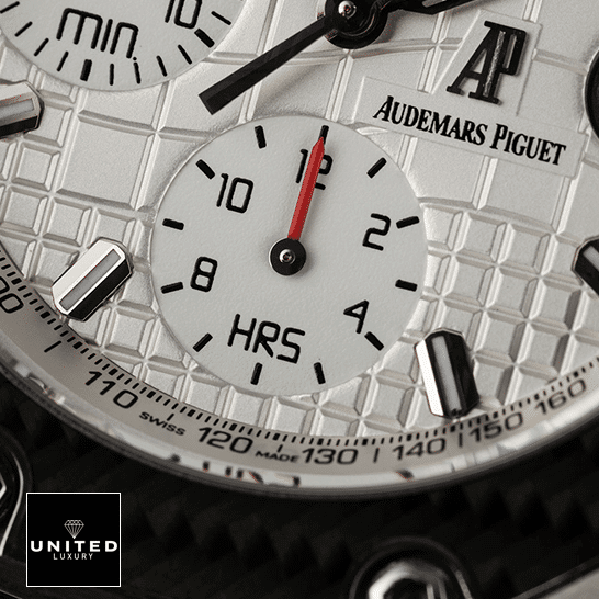 Audemars Piguet Royal Oak Offshore 26030IO.OO.D001IN.01 "White Dial" Exclusive Clone Edition audemarspiguet royaloakoffshore 26030IO.OO .D001IN.01 replica dial Audemars Piguet 26030IO.OO_.D001IN.01 Royal Oak Replica white dial