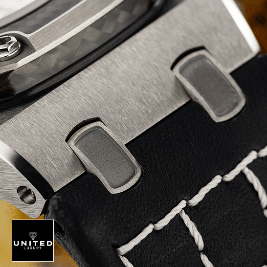 Audemars Piguet Royal Oak Offshore 26030IO.OO.D001IN.01 "White Dial" Exclusive Clone Edition audemarspiguet royaloakoffshore 26030IO.OO .D001IN.01 replica stainlessteel Audemars Piguet Royal Oak 26030IO.OO_.D001IN.01 Replica Leather bracelet