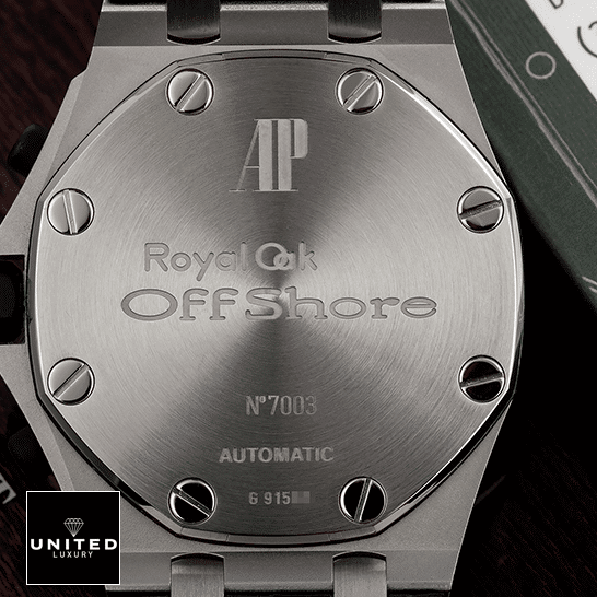 Audemars Piguet Royal Oak Offshore 26170ST.OO.D101CR.02 "Panda" Superior Replica audemarspiguet royaloakoffshore 26170ST.OO .D101CR.02 replica back Audemars Piguet Royal Oak Offshore Automatic N7003 Steel Case Replica
