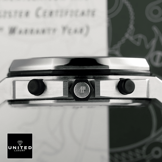 Audemars Piguet Royal Oak Offshore 26170ST.OO.D101CR.02 "Panda" Superior Replica audemarspiguet royaloakoffshore 26170ST.OO .D101CR.02 replica rightside Audemars Piguet Royal Oak Steel Case 26170ST.OO_.D101CR.02 Replica