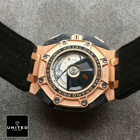 Audemars Piguet Royal Oak Offshore 26290RO.OO.A001VE.01 "Grand Prix" Ultimate Clone Quality audemarspiguet royaloakoffshore 26290RO.OO .A001VE.01 replica back Audemars Piguet Royal Oak Offshore 26290RO.OO.A001VE.01 "Grand Prix" Ultimate Clone Quality audemarspiguet royaloakoffshore 26290RO.OO .A001VE.01 replica back