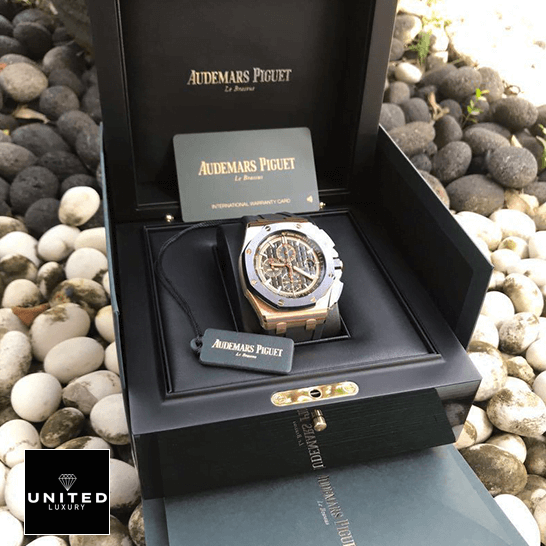 Audemars Piguet Royal Oak Offshore 26208ST.OO.D305CR.01 "Novelty" Authentic Copy 1:1 audemarspiguet royaloakoffshore 26401RO.OO .A002CA.02 unitedluxury 1 Audemars Piguet Royal Oak Replica in the ap box stone background