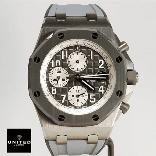 Audemars Piguet Royal Oak Offshore 26470IO.OO.A006CA.01 "Ghost" Pro Clone 1:1 audemarspiguet royaloakoffshore 26470IO.OO .A006CA.01 replica front audemarspiguet-royaloakoffshore-26470IO.OO_.A006CA.01-replica-front