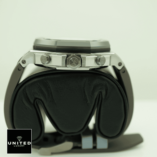 Audemars Piguet Royal Oak Offshore 26470IO.OO.A006CA.01 "Ghost" Pro Clone 1:1 audemarspiguet royaloakoffshore 26470IO.OO .A006CA.01 replica rightside audemarspiguet-royaloakoffshore-26470IO.OO_.A006CA.01-replica-rightside