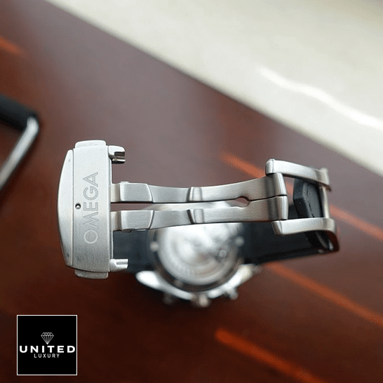 Omega Seamaster Planet Ocean Co-Axial Chronograph 232.32.46.51.01.003 Top Replica 1:1 omega seamasterplanetocean 232.32.46.51.01.003 replica clasp Omega Stainless Steel Clasp Replica opened clasp