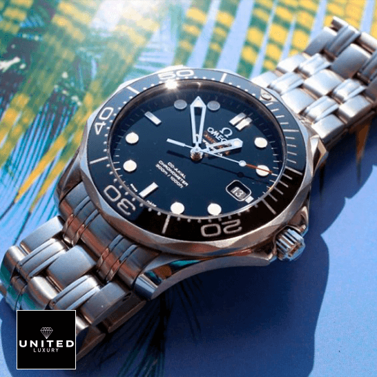 Omega Seamaster 212.30.41.20.03.003 "Black Black" Top Grade Clone 1:1 omega seamaster 300m steel 212 30 41 20 01 003 black dial replica right Omega Seamaster 300m Steel Black Dial Repica